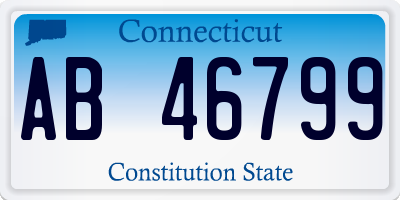 CT license plate AB46799