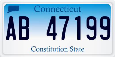 CT license plate AB47199