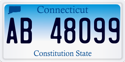 CT license plate AB48099