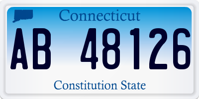 CT license plate AB48126