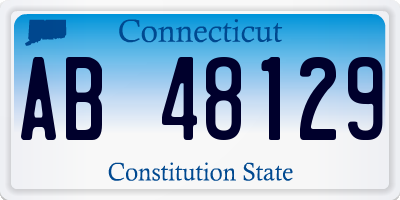 CT license plate AB48129