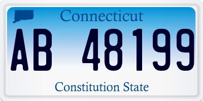 CT license plate AB48199