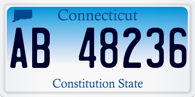 CT license plate AB48236