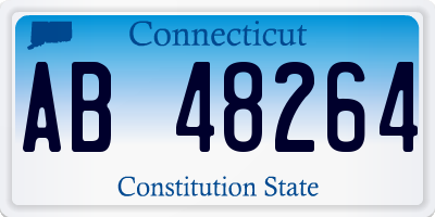 CT license plate AB48264