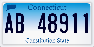 CT license plate AB48911