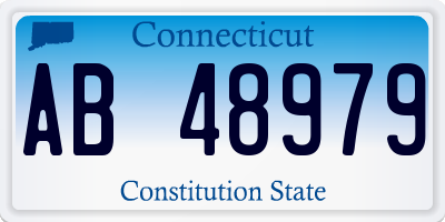CT license plate AB48979