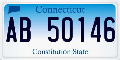 CT license plate AB50146