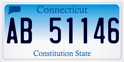 CT license plate AB51146