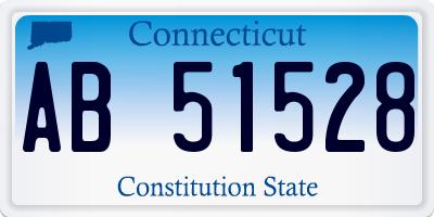 CT license plate AB51528