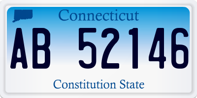 CT license plate AB52146