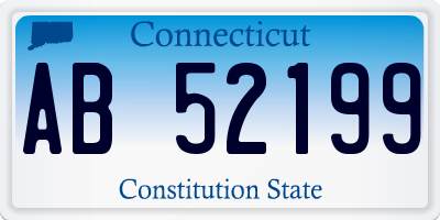CT license plate AB52199