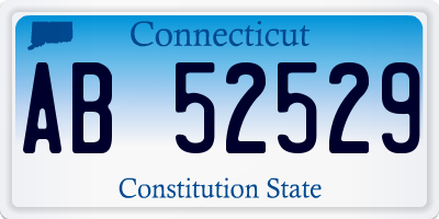 CT license plate AB52529