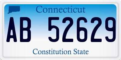 CT license plate AB52629