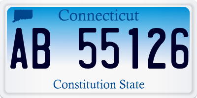 CT license plate AB55126