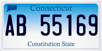 CT license plate AB55169