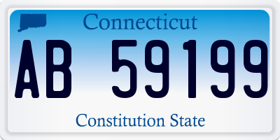 CT license plate AB59199