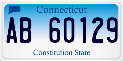 CT license plate AB60129