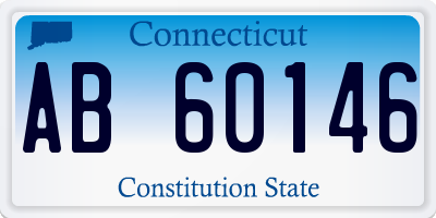 CT license plate AB60146