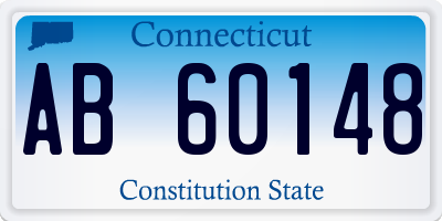 CT license plate AB60148