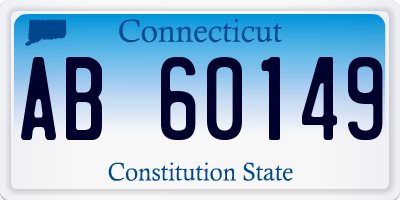 CT license plate AB60149