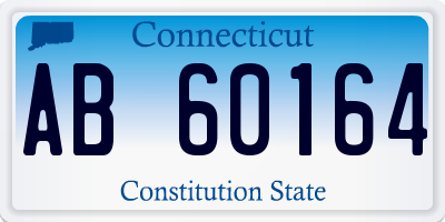 CT license plate AB60164