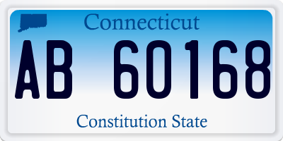 CT license plate AB60168