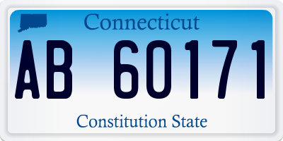 CT license plate AB60171