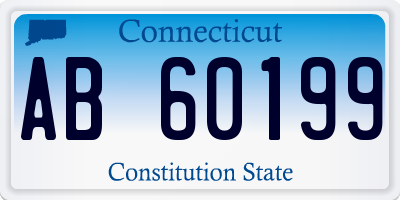 CT license plate AB60199