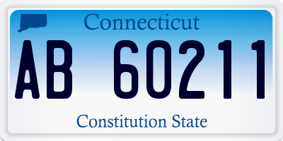 CT license plate AB60211