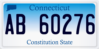 CT license plate AB60276