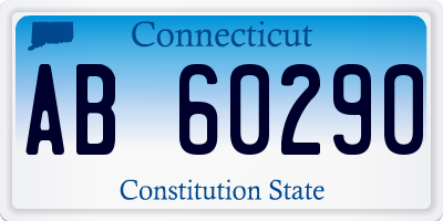 CT license plate AB60290