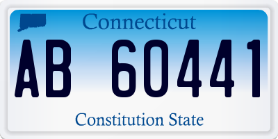 CT license plate AB60441