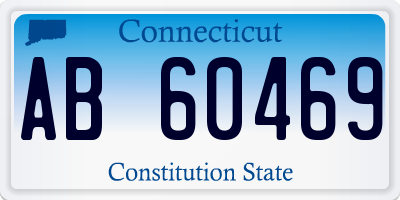 CT license plate AB60469