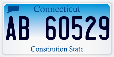 CT license plate AB60529