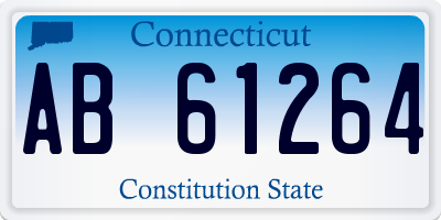 CT license plate AB61264