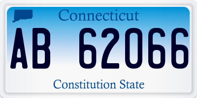 CT license plate AB62066