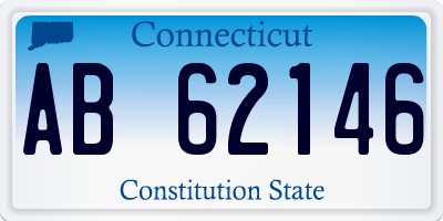 CT license plate AB62146