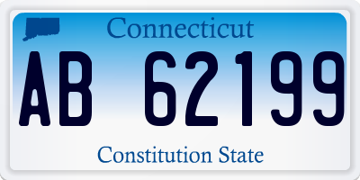 CT license plate AB62199