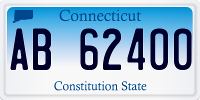 CT license plate AB62400