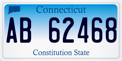 CT license plate AB62468