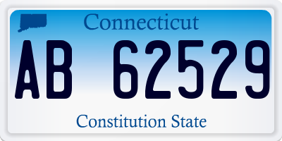 CT license plate AB62529