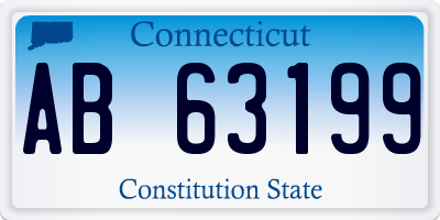 CT license plate AB63199