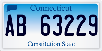 CT license plate AB63229