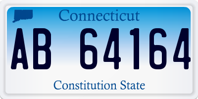 CT license plate AB64164