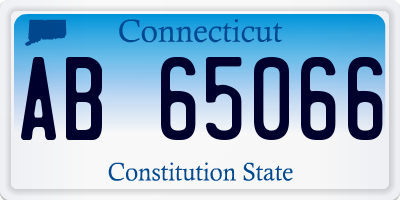 CT license plate AB65066