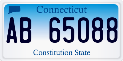 CT license plate AB65088