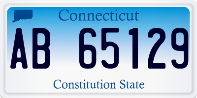 CT license plate AB65129