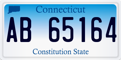 CT license plate AB65164