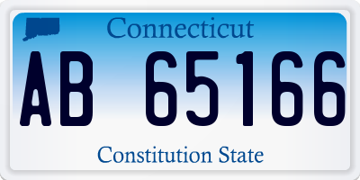 CT license plate AB65166