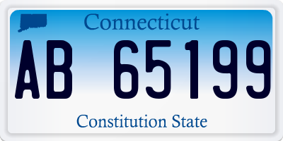 CT license plate AB65199